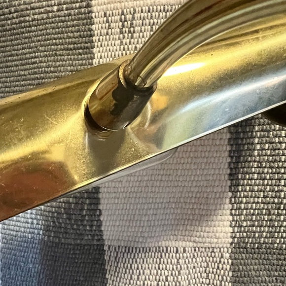 Vintage Underwriters Laboratories Brass Portable Banker Piano Student Desk Lamp - Picture 11 of 14